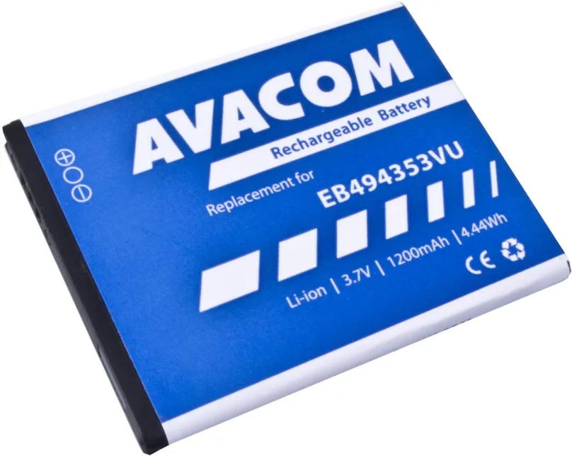 Batéria pre mobilný telefón Avacom za Samsung EB494353VU Li-ion 3.7V 1200mAh pre GT-5570 Galaxy mini