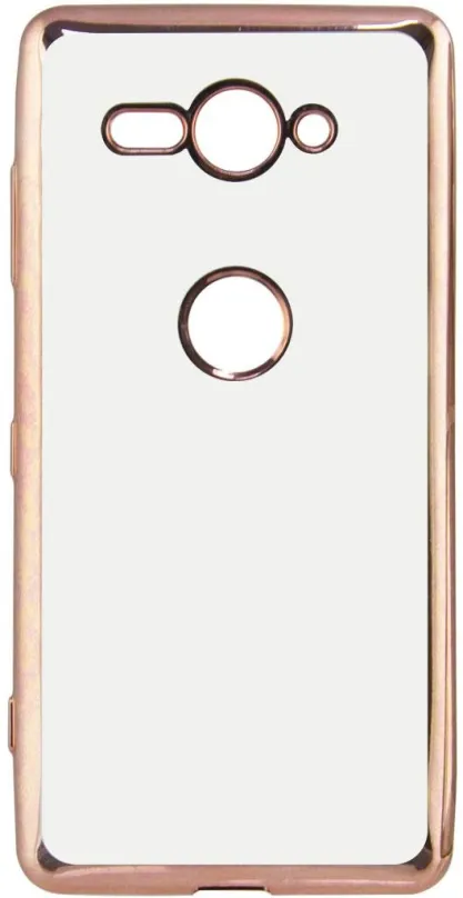 Puzdro na mobil gumové púzdro Metalic Slim na Sony Xperia XZ2 ružové