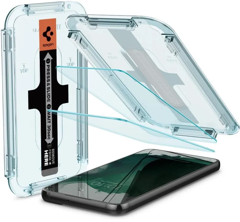 Ochranné sklo Spigen Glas.tR EZ Fit 2 Pack Samsung Galaxy S22+ 5G, pre Samsung Galaxy S22+