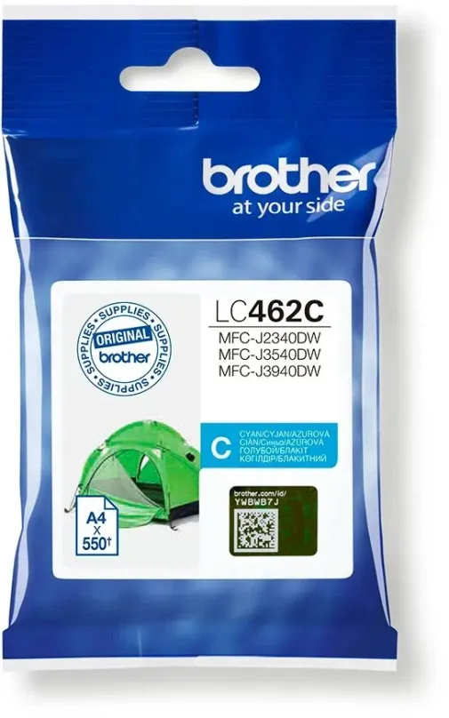 Cartridge Brother LC-462C azúrová