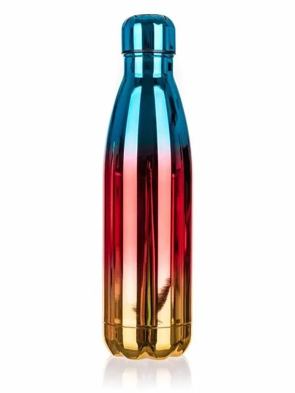 Fľaša na pitie BANQUET FLAMENCO Termo fľaša 500 ml, dúhová modrá