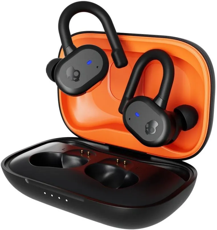 Bezdrôtové slúchadlá Skullcandy Push Active True Wireless In-Ear čierna/oranžová