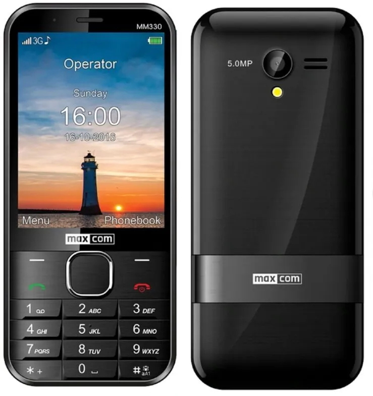 Mobilný telefón Maxcom MM330 čierna