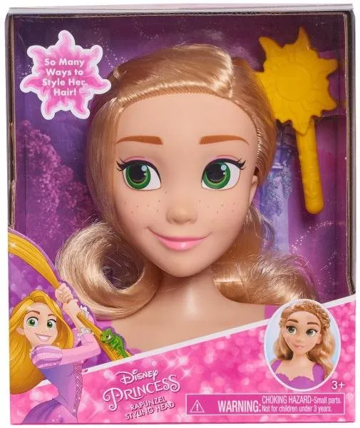 Česacia hlava Disney Princess Rapunzel, Stylingová hlava Mini