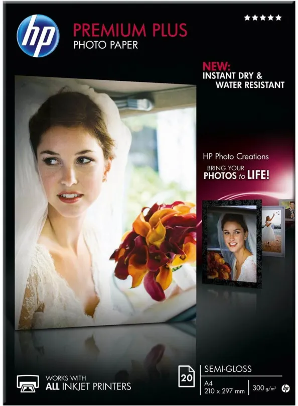 Fotopapier HP CR673A Premium Plus Semi-gloss