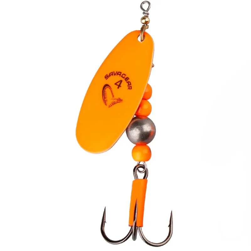 Savage Gear Trblietka Caviar Spinner Veľkosť 4 14g Fluo Orange