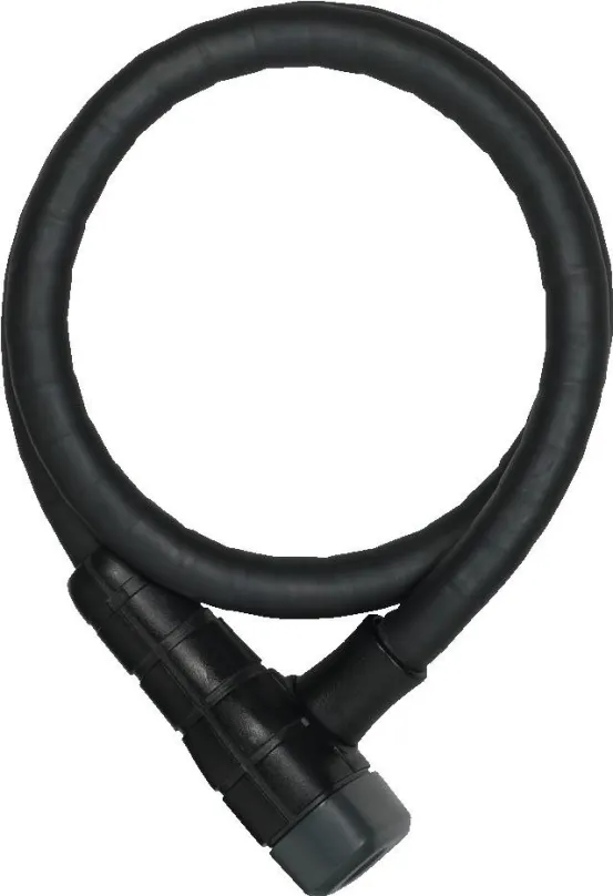 Zámok na bicykel ABUS 6615K/85/15 black Microflex