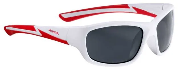 Cyklistické okuliare Alpina Flexxy Youth white matt-red