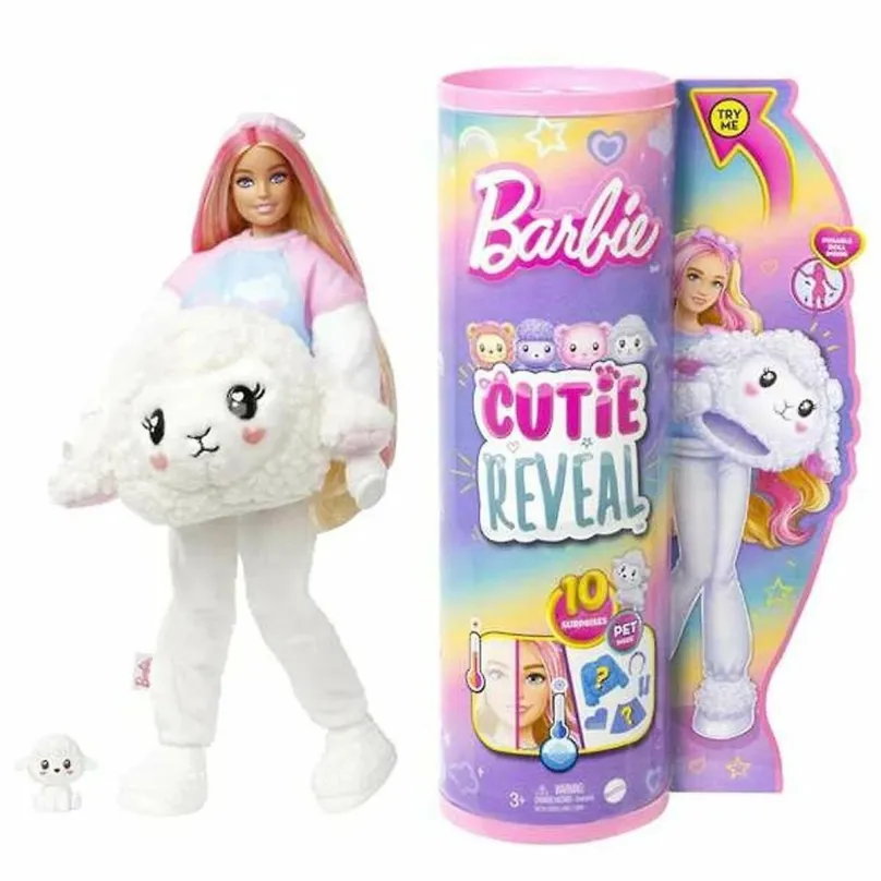 Bábika Barbie Cutie Reveal Barbie pastelová edícia - Ovce