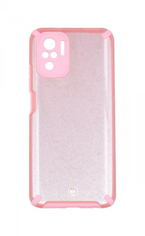 Kryt na mobil TopQ Kryt Xiaomi Redmi Note 10 Armor Glitter pevný ružový 63416