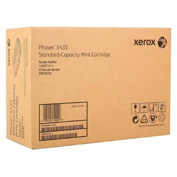 Xerox originálny toner 106R01414, black, 4000str., Xerox Phaser 3435, O
