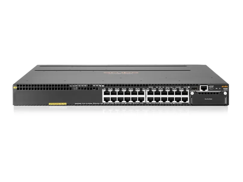 Aruba 3810 24G PoE+ 1-slot Swch