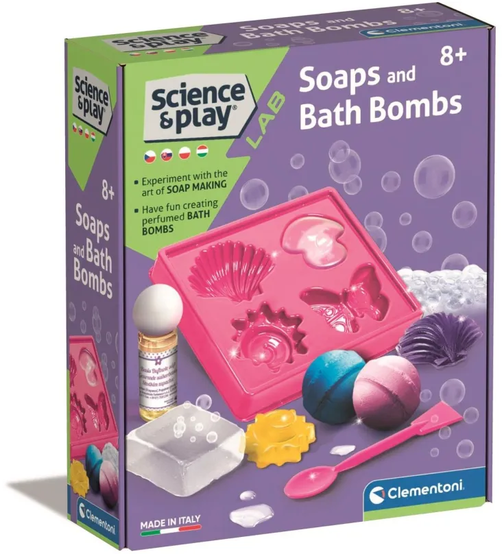 Výroba mydiel pre deti Mydlá a bomby do kúpeľa