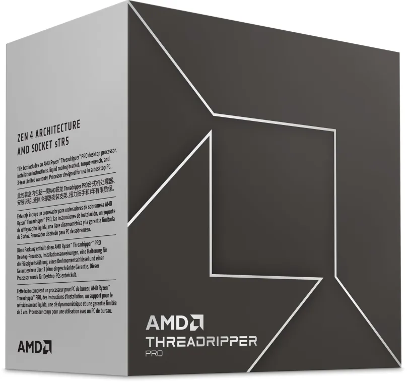 Procesor AMD Ryzen Threadripper PRO 7965WX, 24 jadrový, 48 vlákien, 3,8 GHz (TDP 350W), Bo