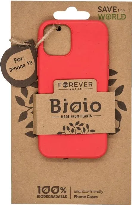 Kryt na mobil Forever Bioio pre Apple iPhone 13 červený