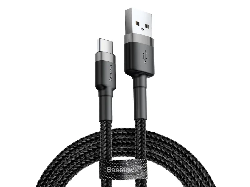 Baseus nabíjací / dátový kábel USB-C 3A 1m Cafule šedá-čierna