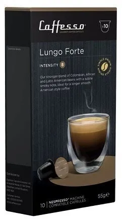 Kávové kapsule Caffesso Lungo Forte 10ks