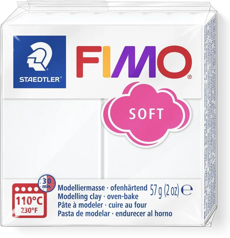 Modelovacia hmota FIMO soft 8020 56g biela
