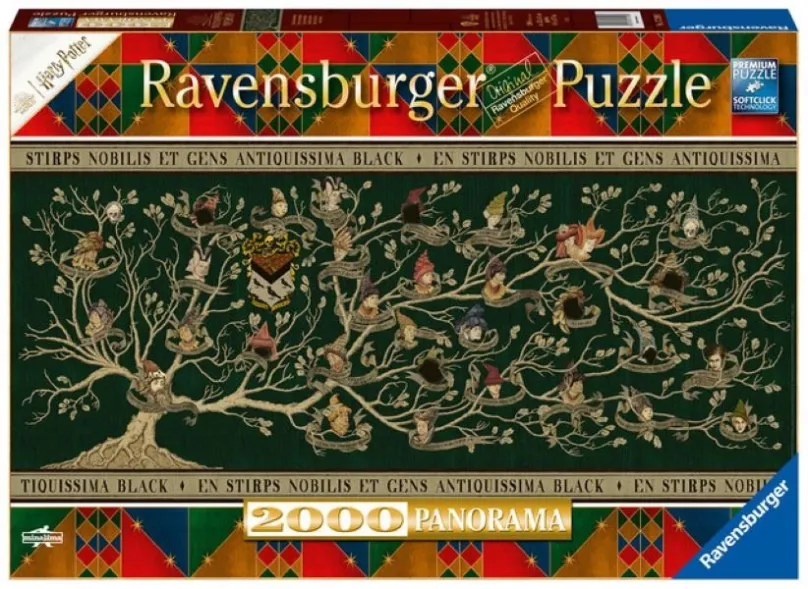 Puzzle Ravensburger 172993 Harry Potter: Rodokmeň 2000 dielikov Panorama