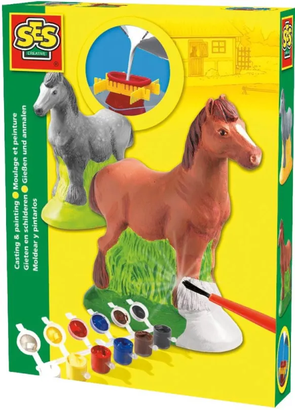 Vyrábanie pre deti SES Sadrový komplet – kôň