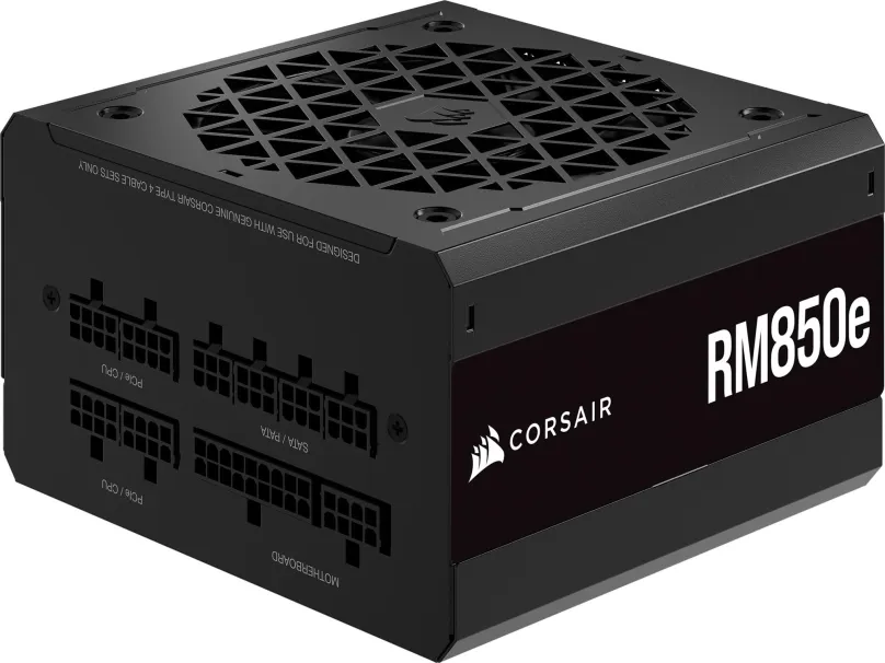 Počítačový zdroj Corsair RM850e, 850W, ATX, 80 PLUS Gold, účinnosť 90%, 3 ks PCIe (8-pin /