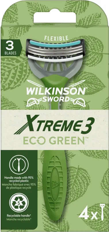 Holítka WILKINSON Xtreme3 ECO Green 4 ks
