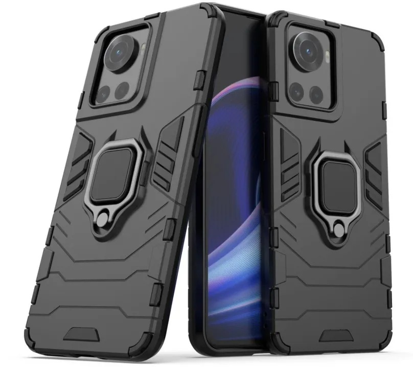 Kryt na mobil Ring Armor plastový kryt na OnePlus Ace, čierny