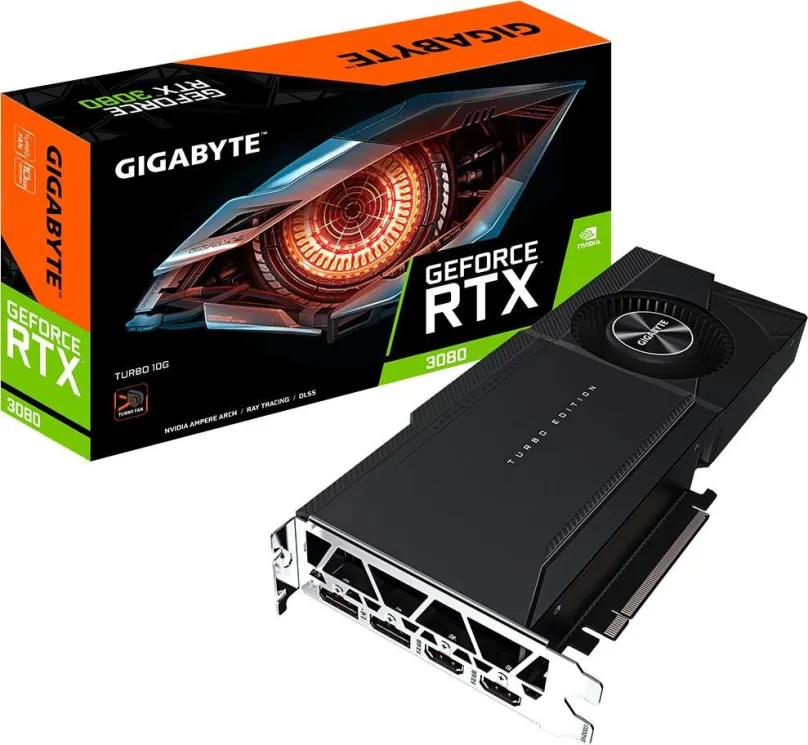 Grafická karta GIGABYTE GeForce RTX 3080 TURBO 10G (rev. 2.0), 10 GB GDDR6X (19000 MHz),