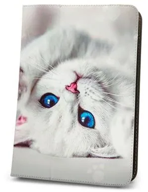 Púzdro na tablet Forever Fashion Cute Kitty univerzálny 9-10"