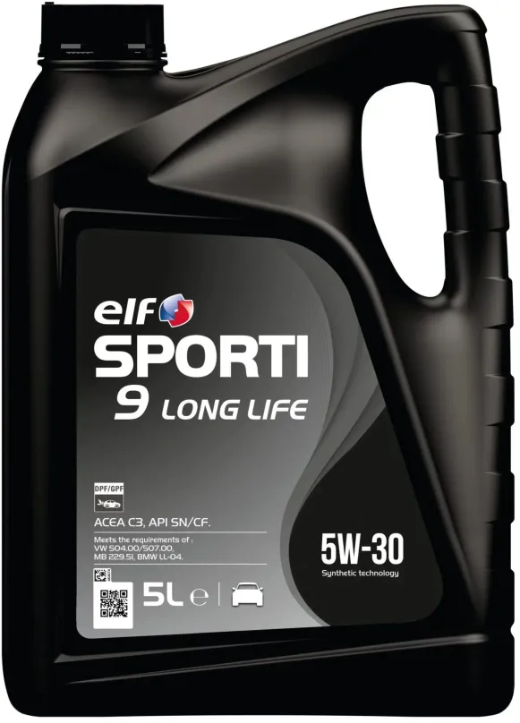 Motorový olej ELF SPORTI 9 Long Life 5W30 5L