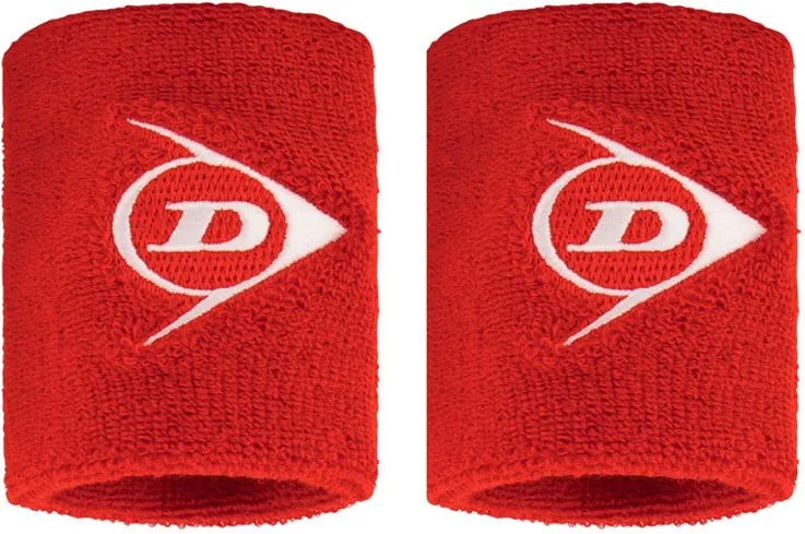 Potítko Dunlop Wristband 7 cm červené, Dunlop s rozmermi 0,07 mx 75 mm bavlna 78 %, nylo