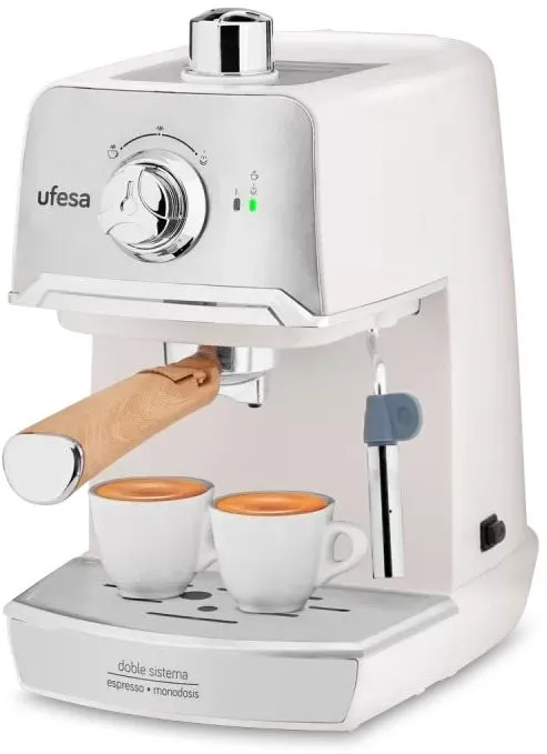 Pákový kávovar Ufesa Cream, do domácnosti, príkon 850 W, tlak 20 bar, materiál plast,