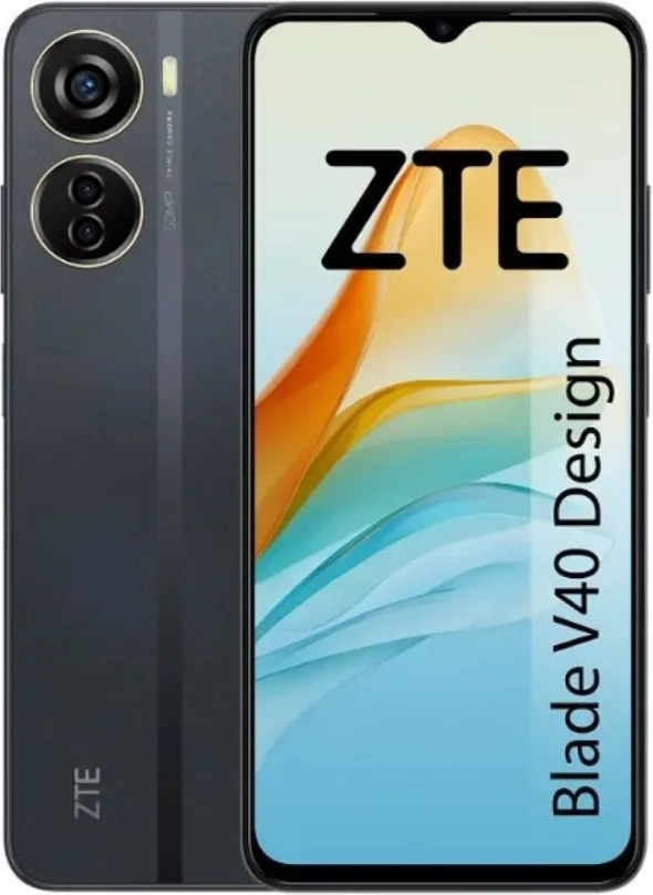 Mobilný telefón ZTE Blade V40 Design 4GB/128GB sivý + smartwatch ZTE Watch Live