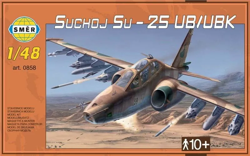 Model lietadla Smer Model Kit 0858 lietadlo - Suchoj Su-25 UB / UBK