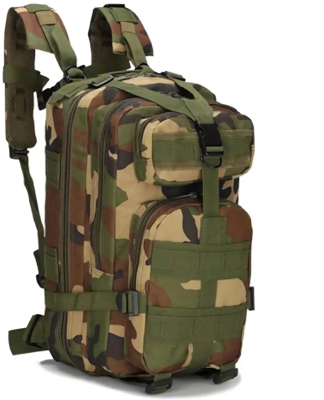 Športový batoh AFF 2486 Vojenský batoh 28 l, maskáč