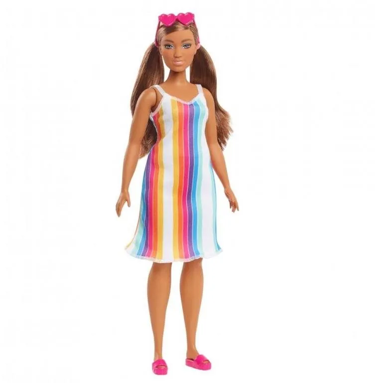 Bábika Mattel Hnedovlasá bábika Barbie Loves The Ocean Latina