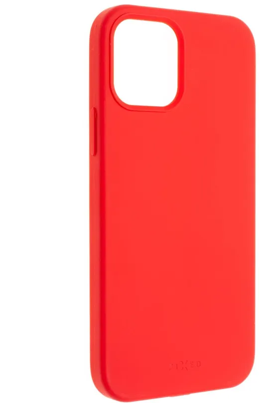 Kryt na mobil FIXED Flow Liquid Silicon case pre Apple iPhone 12/12 Pre červený