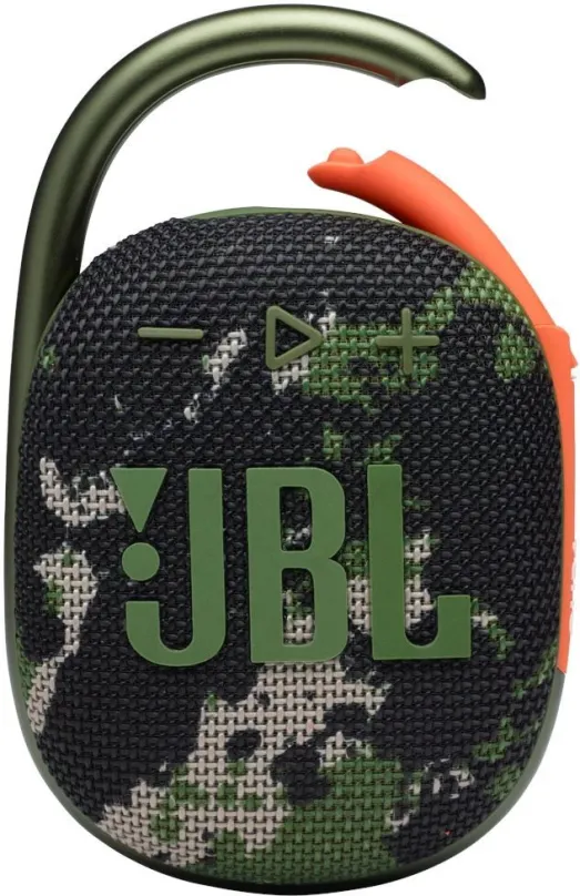 Bluetooth reproduktor JBL Clip 4 squad, aktívny, s výkonom 5W, frekvenčný rozsah od 100 Hz