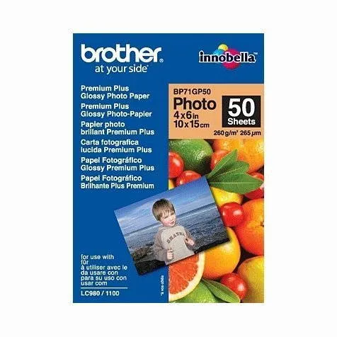 Fotopapier Brother BP71GP50 Premium Glossy