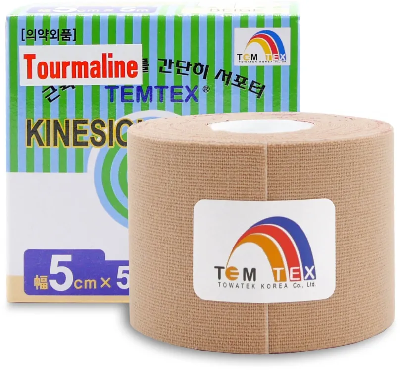 Tejp TEMTEX tape Tourmaline béžový 5 cm