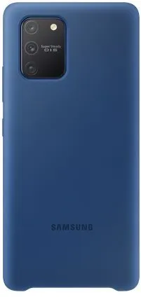 Kryt na mobil Samsung silikónový zadný kryt pre Galaxy S10 Lite modrý