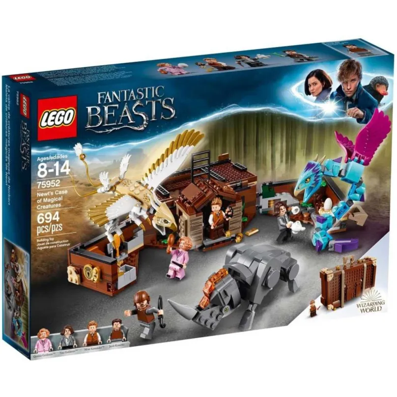 Stavebnice LEGO Fantastická zvieratá 75952 Mlokův kufor plný čarovných tvorov