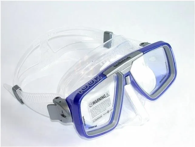 Potápačské okuliare Technisub LOOK, transparentné/modrá