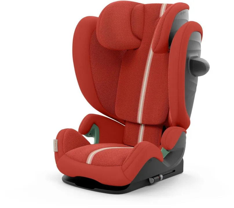 Autosedačka Cybex Solution G i-Fix Plus Hibiscus Red/red, pre deti s hmotnosťou 15-50 kg,