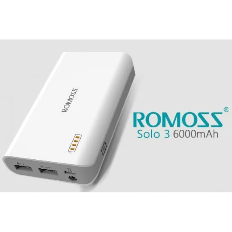 ROMOSS solo 3 Power Bank Capacity: 6000mAh