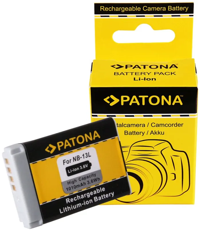 Batérie pre fotoaparát Paton pre Canon NB-13L 1010mAh Li-Ion