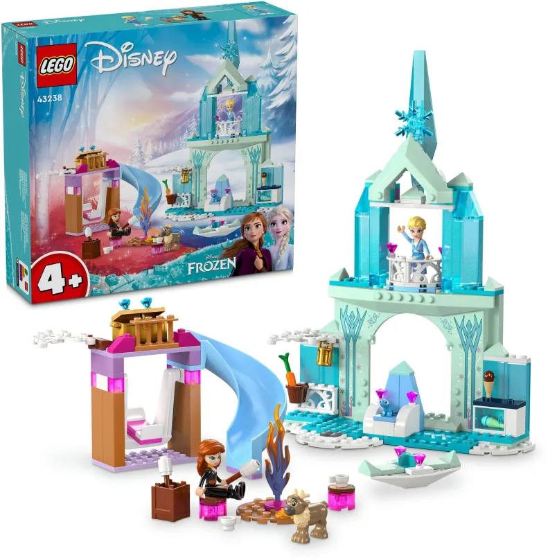 LEGO stavebnica LEGO Disney Princess 43238 Elsa a hrad z Ľadového kráľovstva