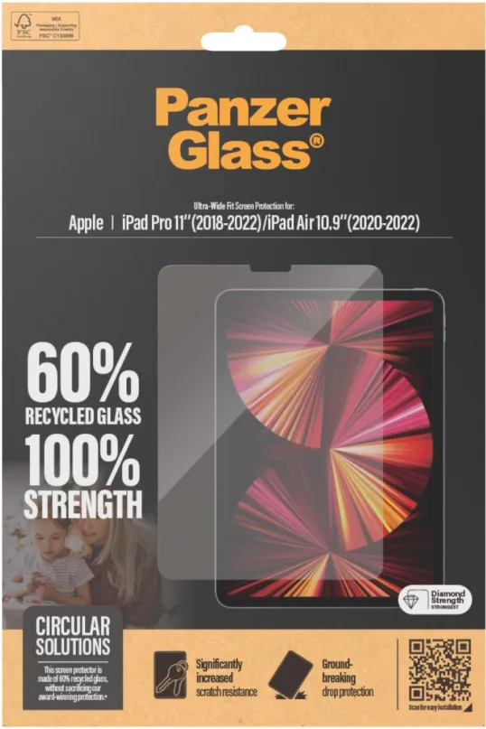 Ochranné sklo PanzerGlass Apple iPad Pro 11"/Air 10.9''