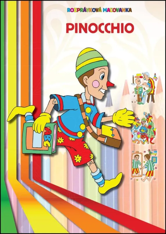 Omaľovánky Pohádková maľovanka Pinocchio