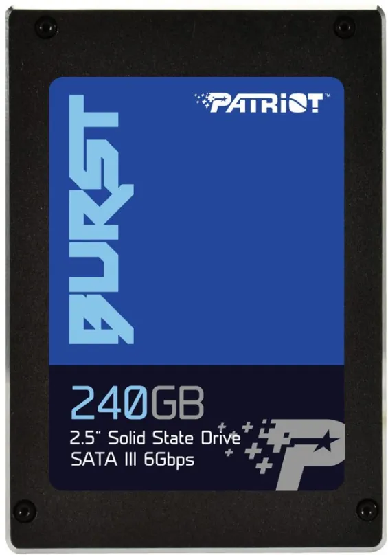 SSD disk Patriot Burst SSD 240GB, 2.5", SATA III, TLC (Triple-Level Cell), rýchlosť č